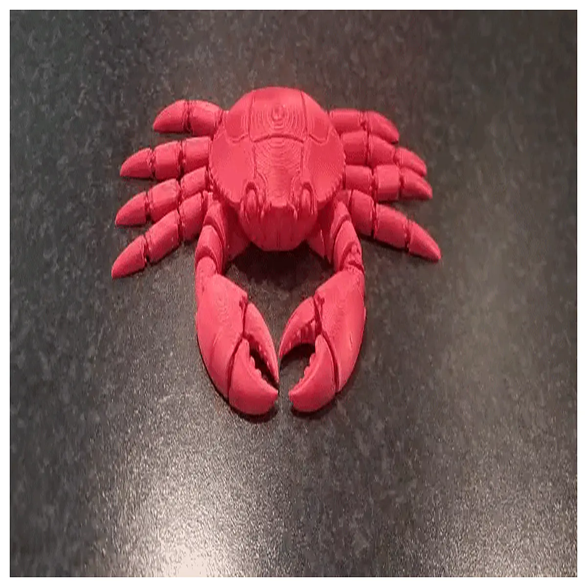 Rotating Joint Crab Stress Relief Toy Printable Quiet Puzzle Toy for Kids Adults