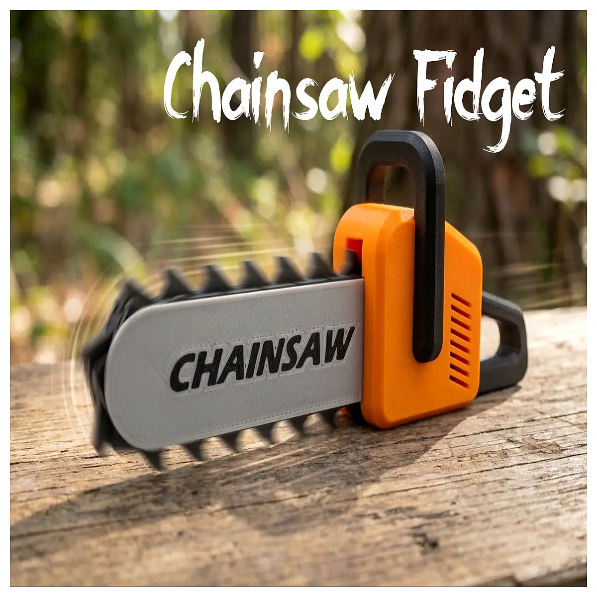 stress relief chainsaw fidget toy for anxiety relief and