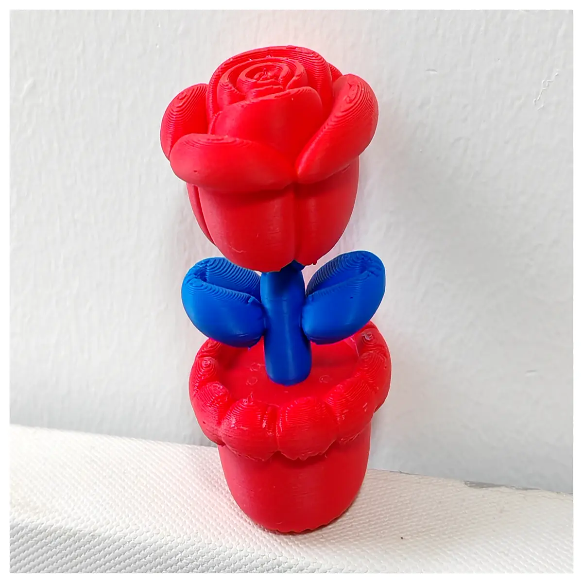 Inflatable Rose Flower Pot Decoration Multi Expanding Art Ornament Fridge Magnet Creative Home Decor Balloon Bouquet