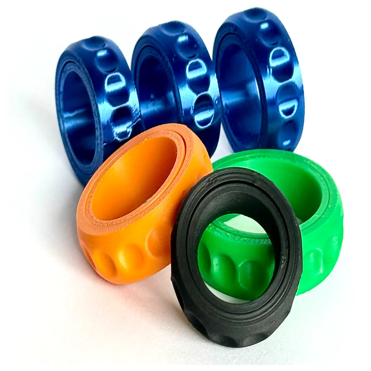 Spin Ring Decompression Toy Fidget Spinner Stress Relief Toy Brain Teaser Puzzle Kids Adults