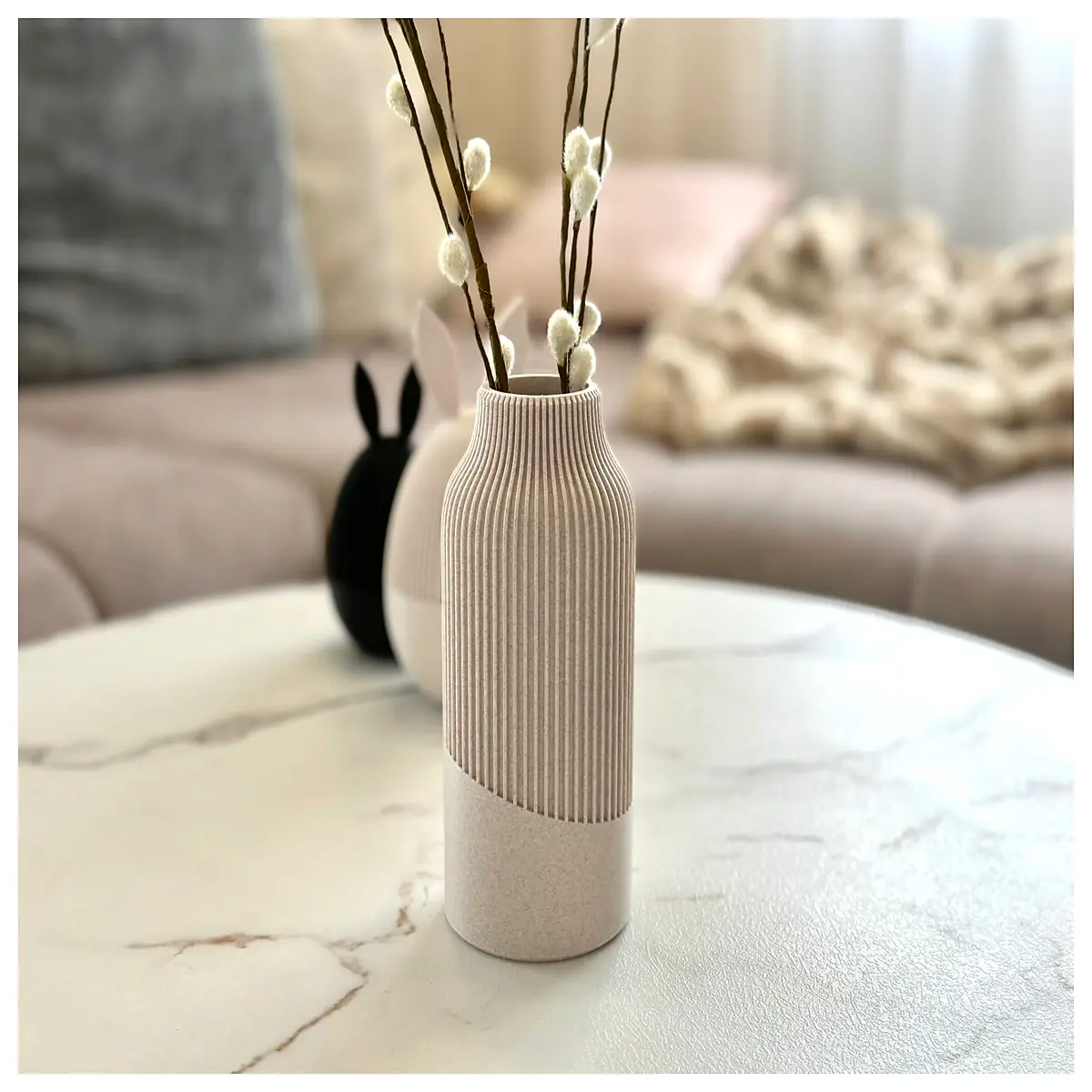 Japanese Nordic Rought Vase Ceramic Flower Pot Home Decor Zen Decorative Object Creative Gift