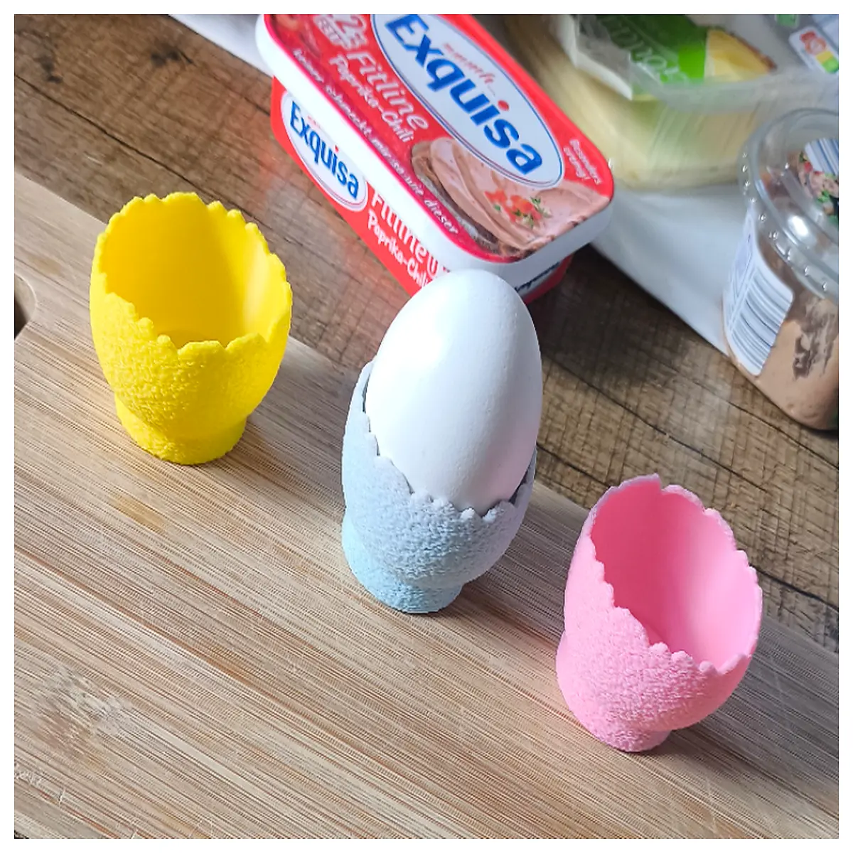 cute novelty egg cups for breakfast table decor fun silicone egg holders for kids party favors whimsical ceramic egg stands