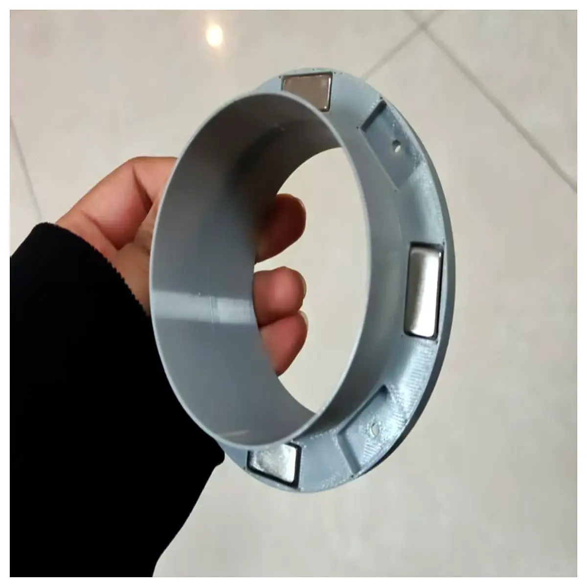 80mm Magnetic Window Exhaust Pipe Strong Magnet Version Print 2pcs Magnetic Exhaust Venting Curtain Ventilation Magnetic Mounting