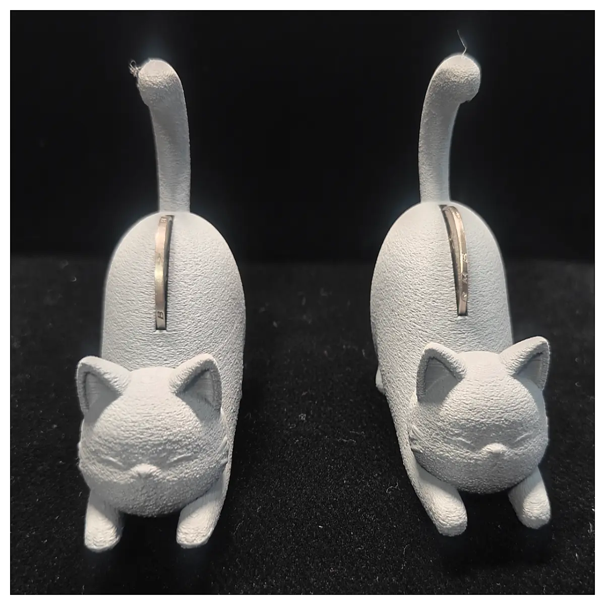 cute cat figurine lucky charm home decor kids