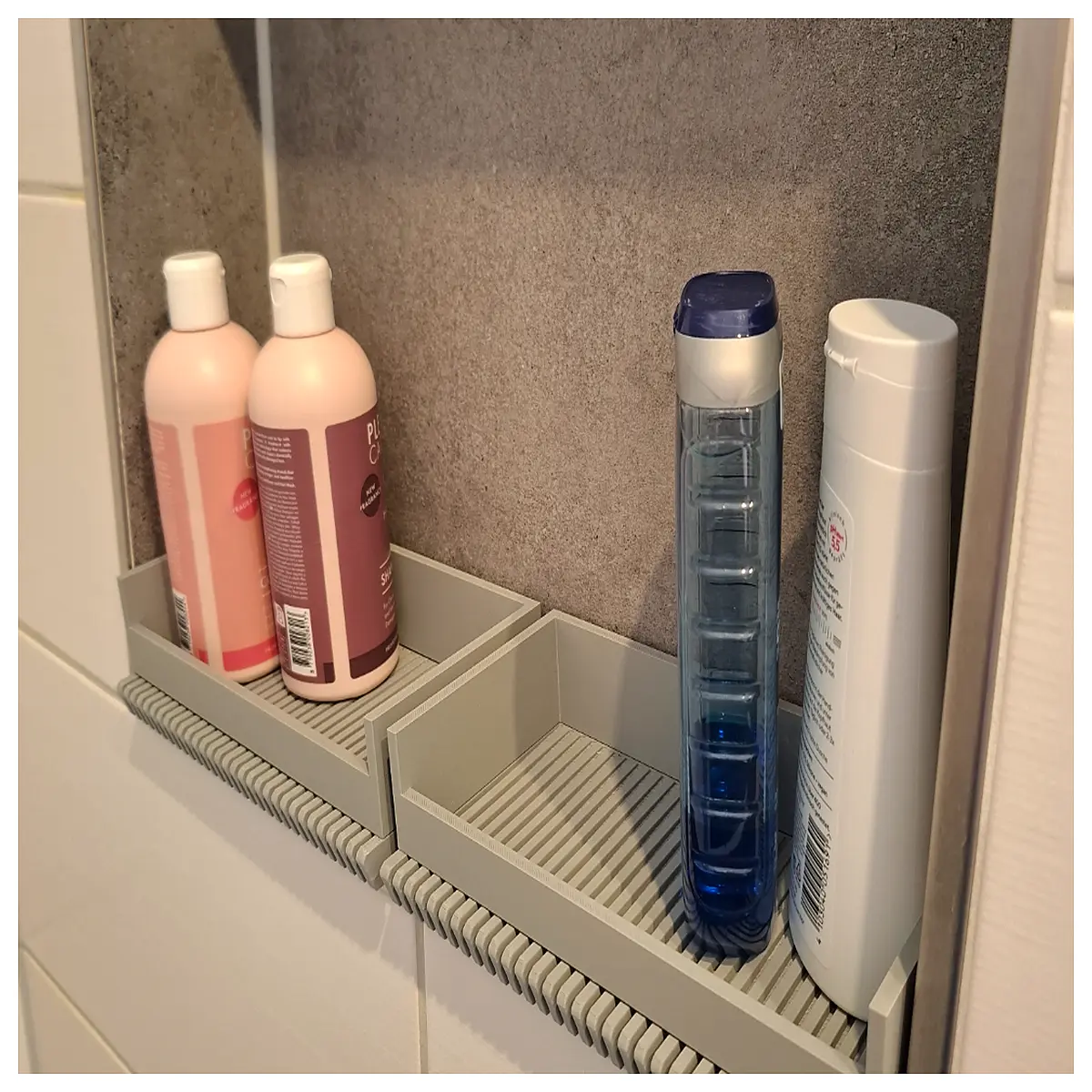 Shower Shelf Anti Slip Bathroom Organizer Shower Accessories Shelf Storage Rack Shower Holder Organizer
