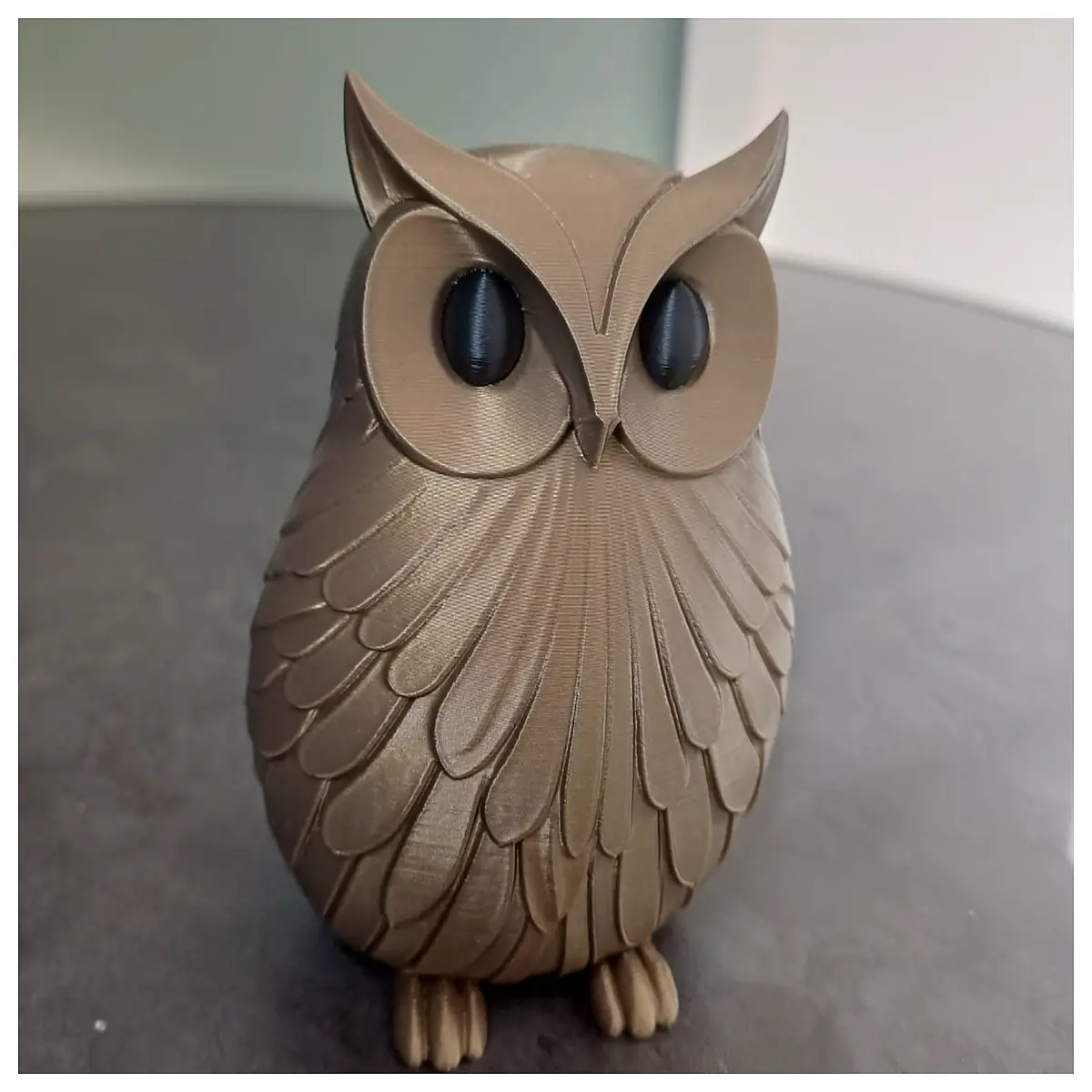Cute Owl Figurine Home Decor Creative Gift Bird Sculpture Desk Ornament Art Piece Decorative Item