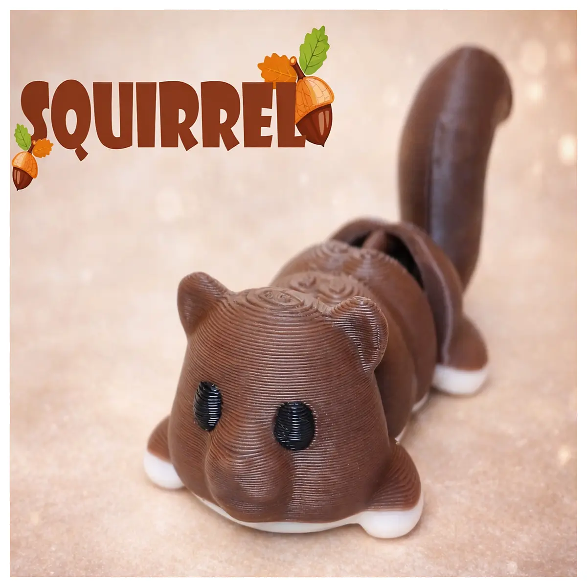 Moving Squirrel Toy Active Joint Realistic Animal Model Pet Toy Kids Educational Puzzle Squirrel Accessories