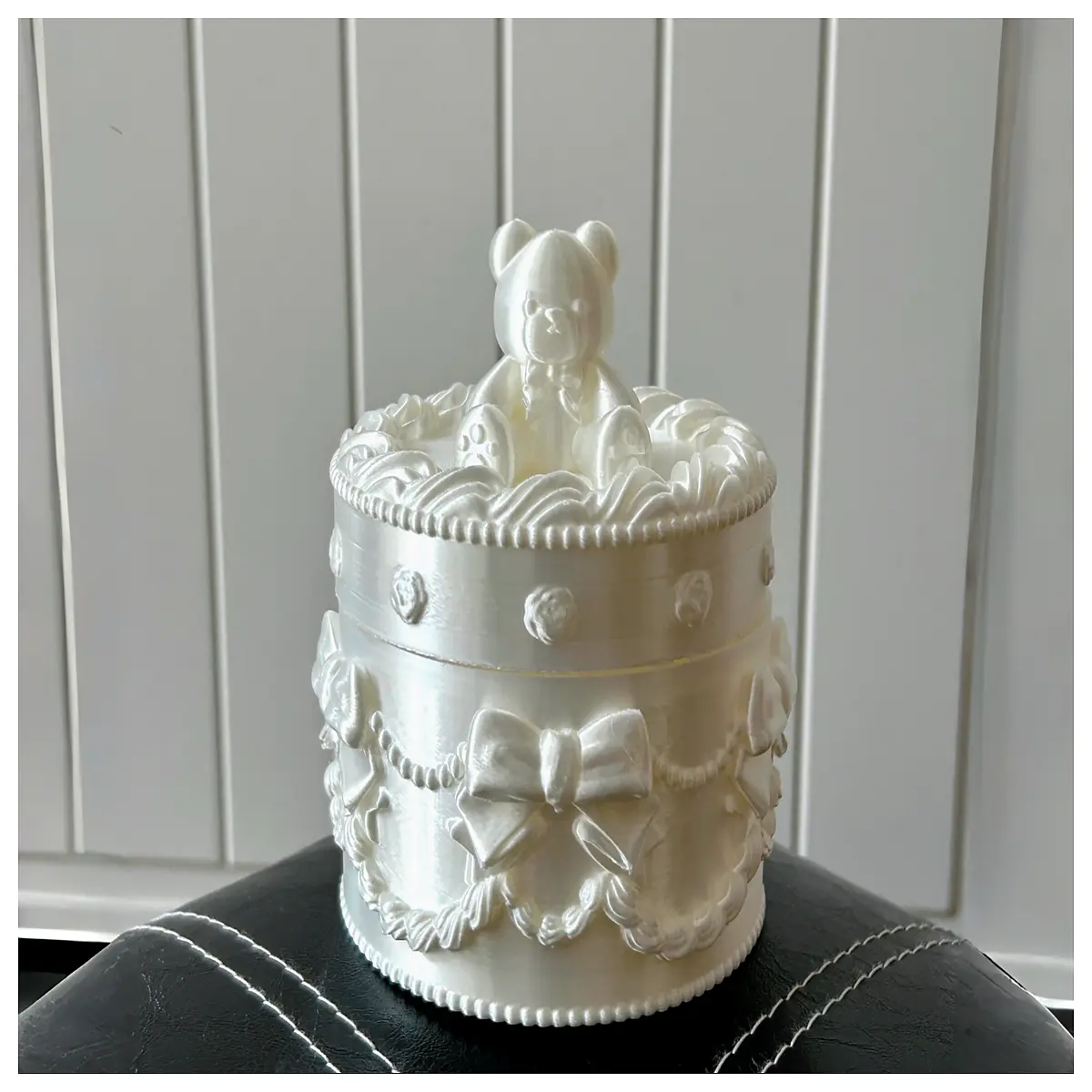 Little Bear Cake Silk Storage Box Dessert Snack Organizer Kitchen Storage Container Food Storage Box Cake Box Accessories
