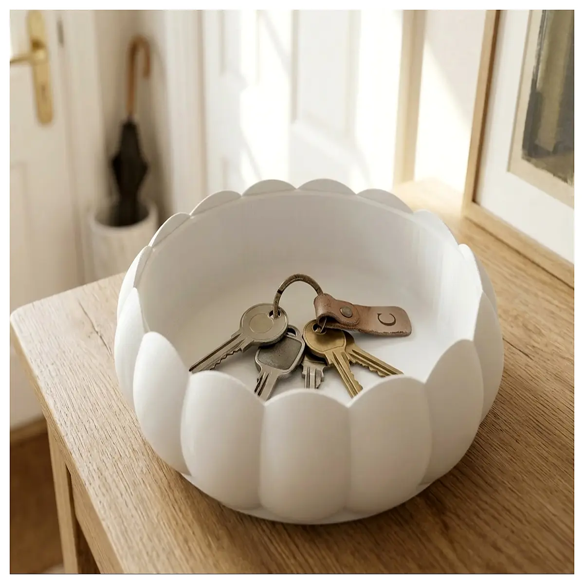 japandi style tray for coffee table minimalist wooden organizer for vanity desk scandinavian home decor storage basket