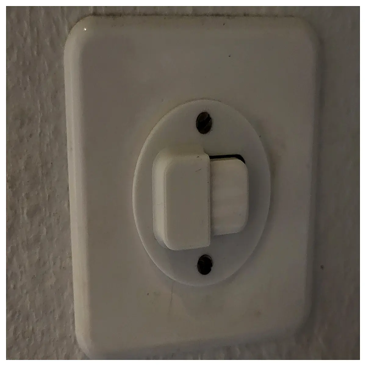 half round electrical wall switch plate cover blank faceplate for home decor