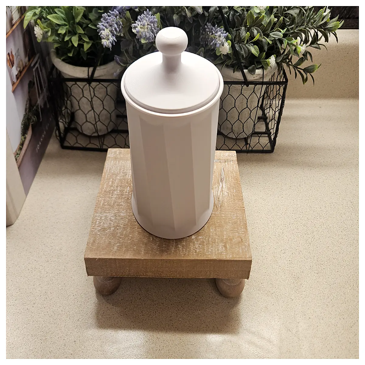 Decorative Lid Jar Ceramic Container Decorative Storage Jar Home Decor Accent Gift Box for displaying collections small items