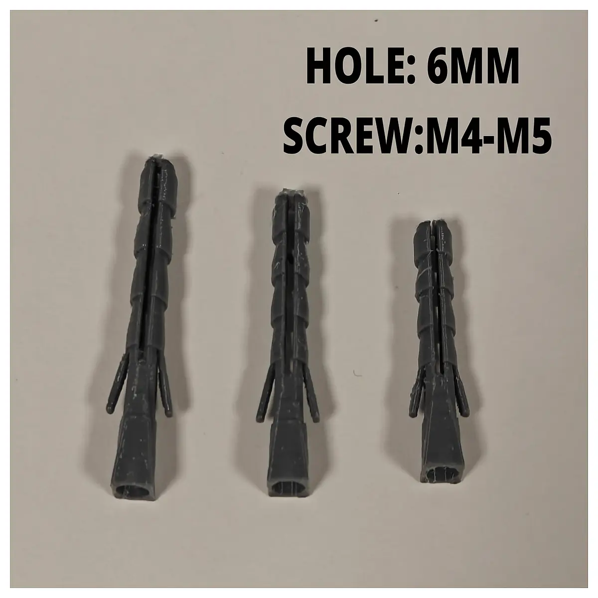 Expansion Bolts 6mm M4 M5 Screws Fasteners Quick Installation Building Decoration Accessories Expansion Pads