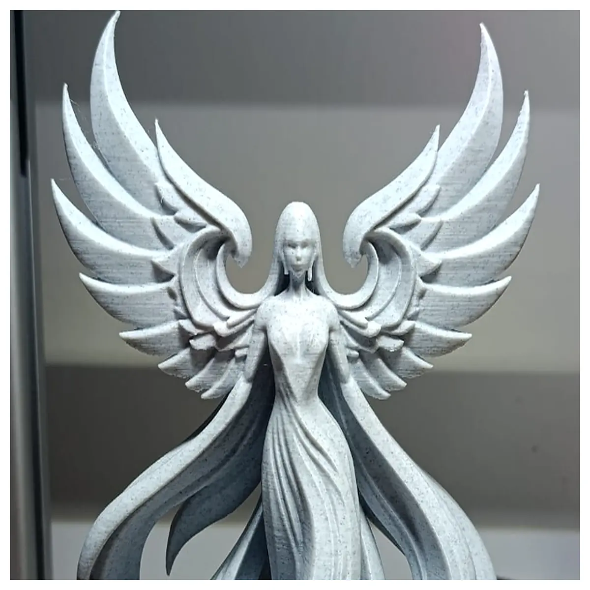 angel with wings figurine angel statue decorative winged angel home decor spiritual angel art piece