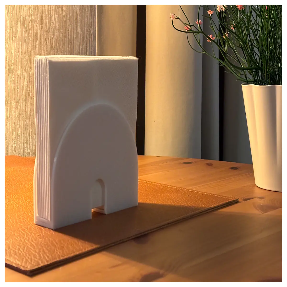Napkin Holder Organizer Desktop Storage Kitchen Bathroom Paper Towel Rack Simple Design Space Saving Tissue Stand Minimalist