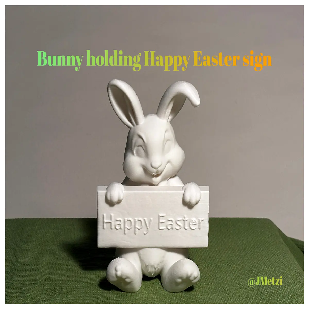 Easter Bunny Decoration Festive Easter Egg Display Bunny Toy Easter Gift Celebration Decor Creative Home Decoration Bunny Figure