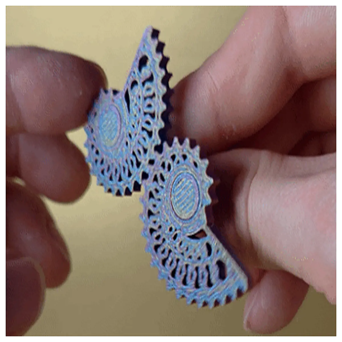 Nautilus Gear Decompression Toy 30 Min Stress Relief 35g Printed Quiet Fidget Toy Puzzle Anxiety Relief