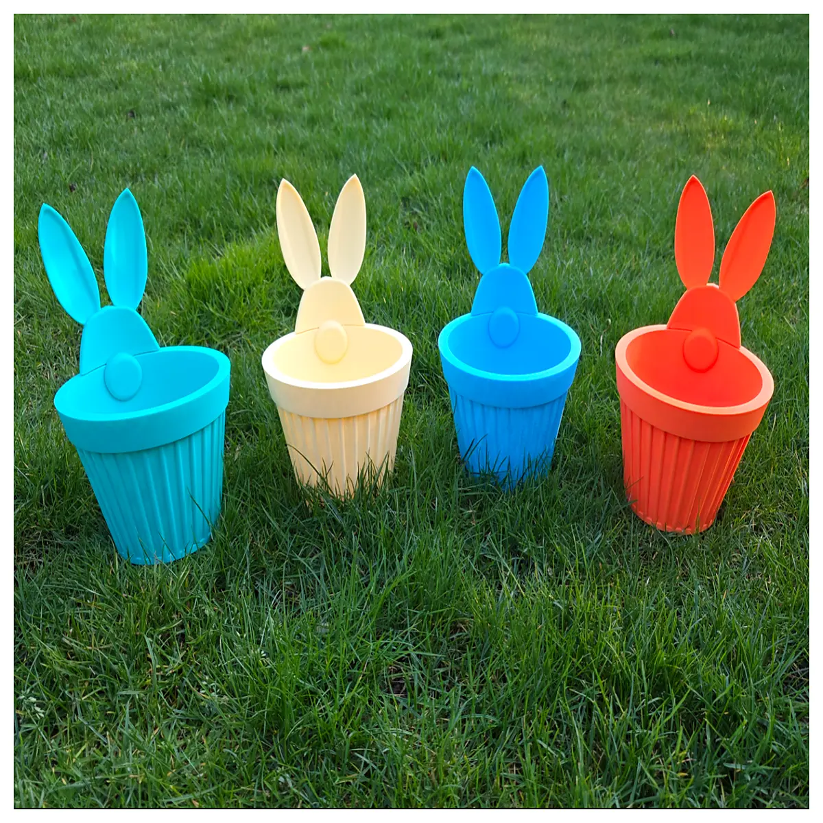 Rabbit Ear Planter Creative Desktop Succulent Pot Indoor Garden Decoration Flower Pot Accessories Suitable for Small Plants