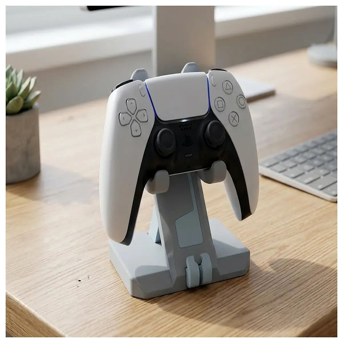 DualSense Controller Stand Game Console Holder Phone Stand Accessory Grip Support Comfortable Ergonomic