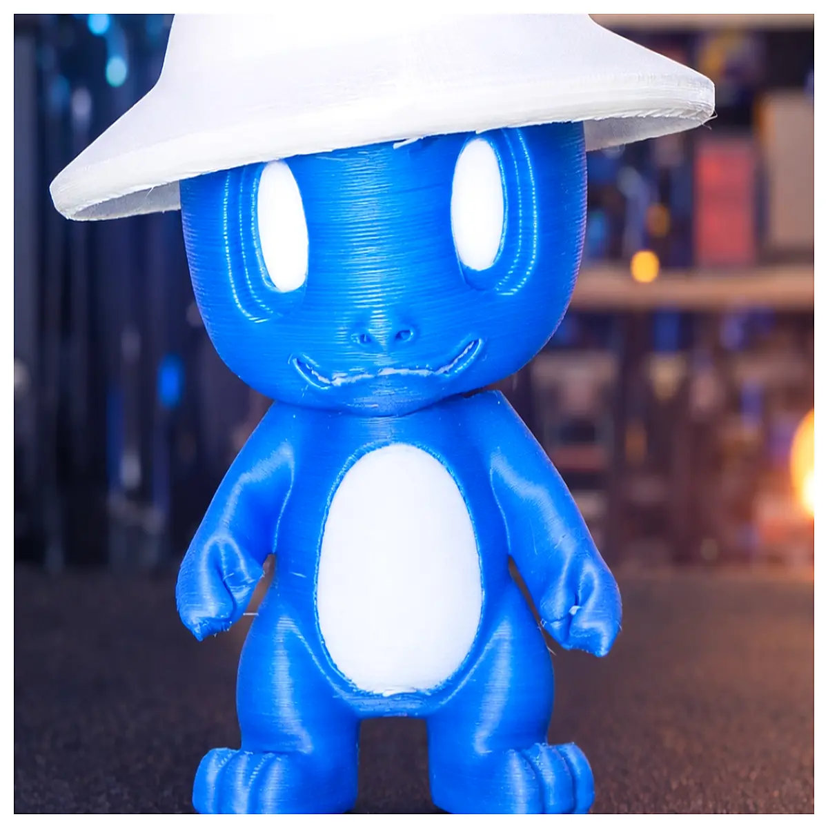 3D Printed Blue Dinosaur Figure Kids Educational Toy Dinosaur Explorer Model Parent Child Interaction