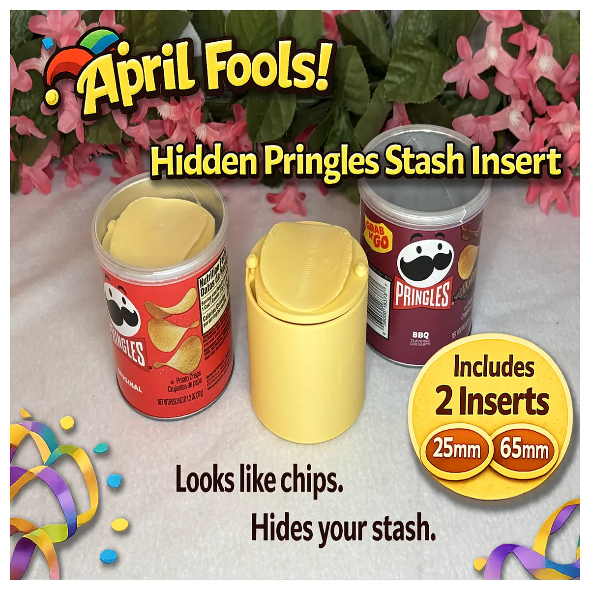 prank hollow chip canister insert hidden stash box for secret snacks