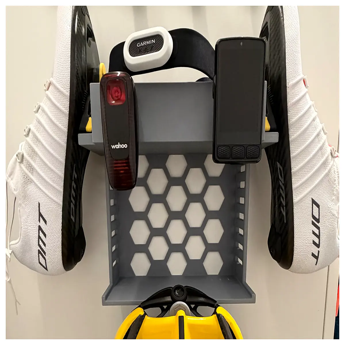 Bike Part Display Rack Cycling Accessory Wall Mount Bike Component Hanging Display Stand Bike Accessory Hanger