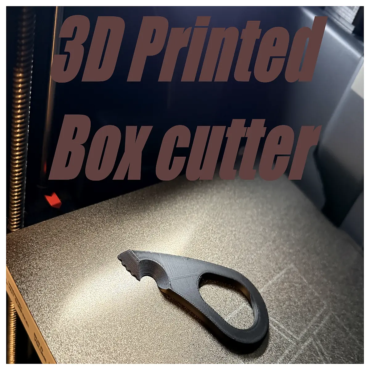 3D Printed Opener Unboxing Tool Package Opening Fast Unboxing Gift Box Opener Easy Use Time Saving