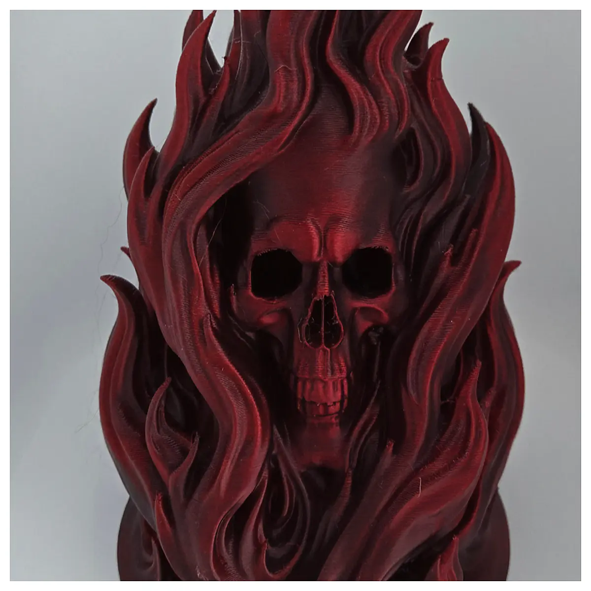Flame Skeleton Sculpture Display Figurine Skeleton Decoration Art Bone Model Skeleton Collection