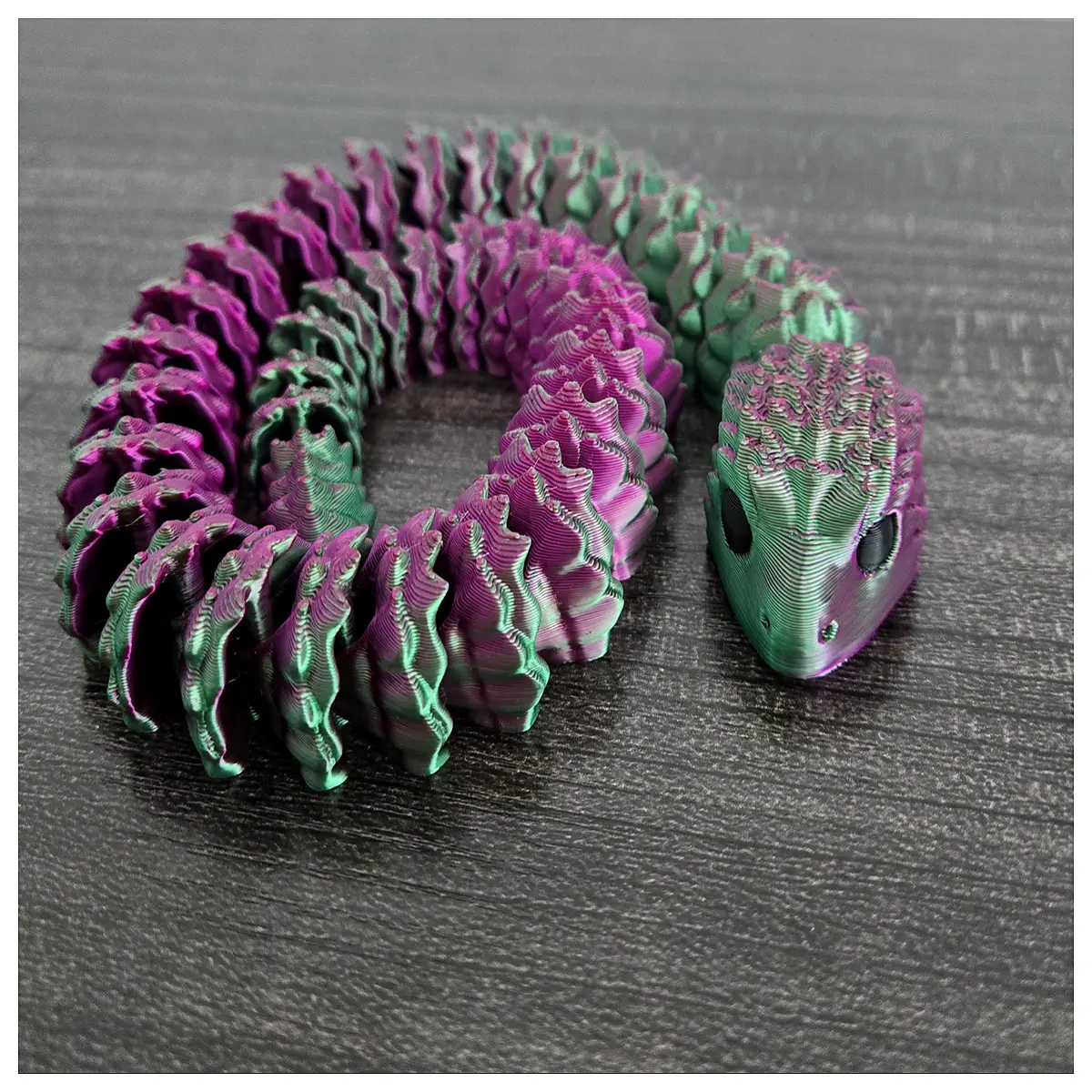 Moving Scale Snake Toy Stress Relief Joint Relaxer Kinetic Snake Fun for Adults Kids Gift