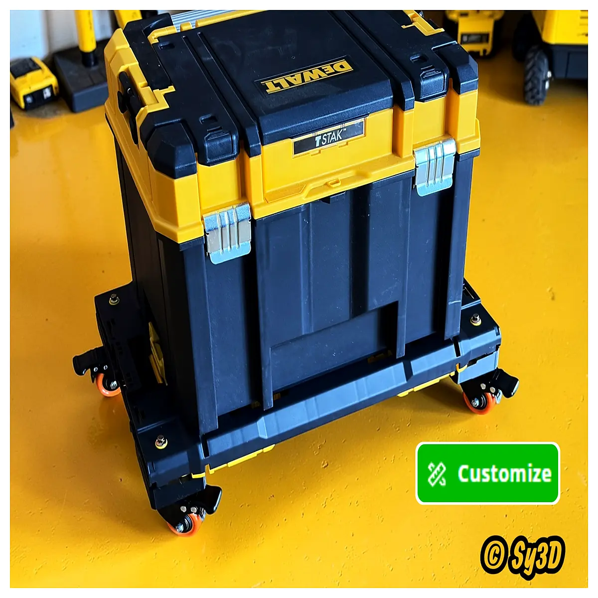 De Wei T Stak Base Adapter Plate with Wheels Buy Now Stable Support Mobile Base Parts Accessories Easy Installation