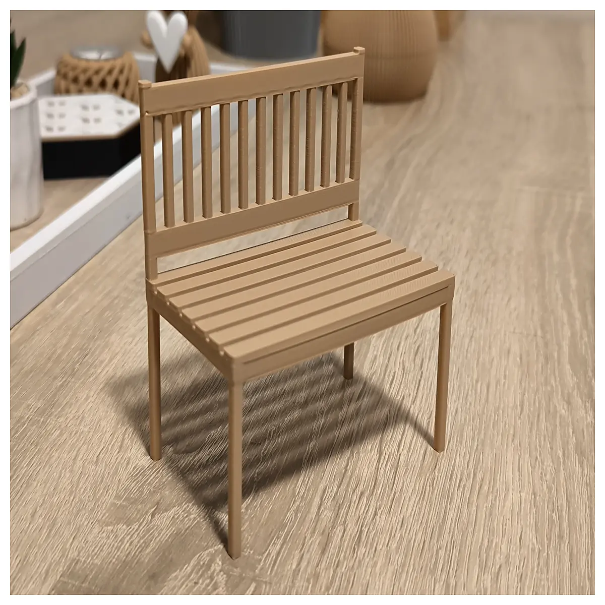 Classic Bench Model Miniature Bench Desk Decoration Micro Landscape Accessories Indoor Outdoor Toys Scale Model