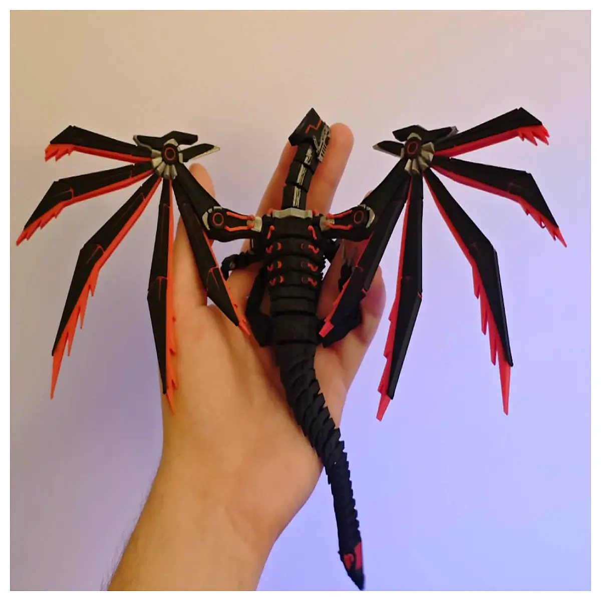 massive fire dragon toy destroyer beast figure large scale collectible epic fantasy creature weight action figure