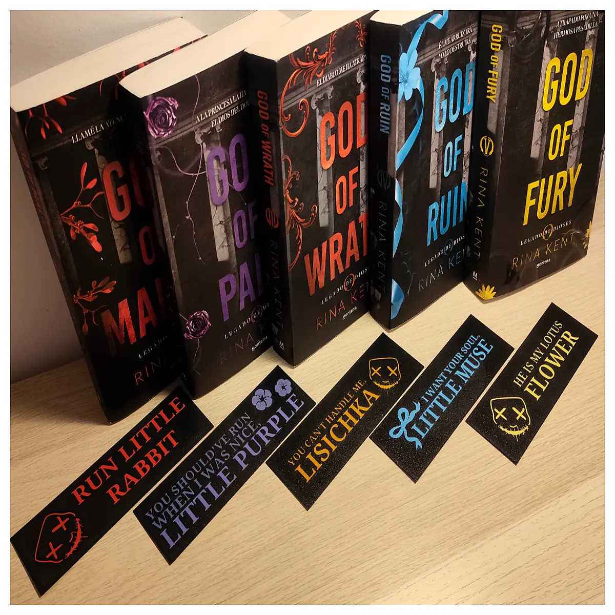 Divine Inheritance Bookmark Epic Fantasy Novel Marker Reading Decoration Book Accessory Bookworm Essential