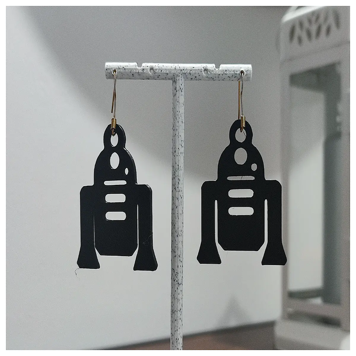 cute beeping earrings for women trendy sound wave jewelry funny noise maker accessories playful dangle studs for girls