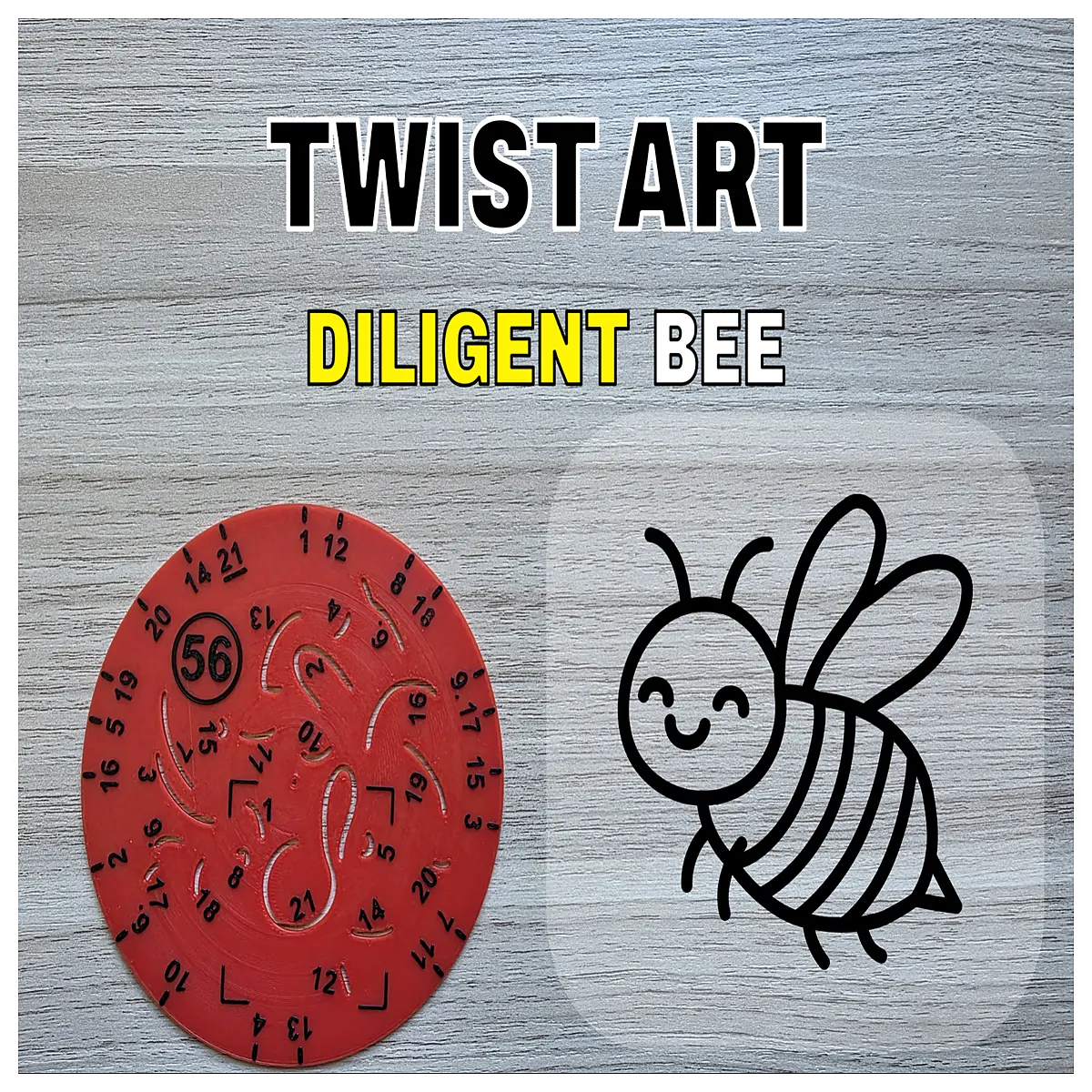 Bee Rotating Drawing Template Art Painting Tutorial Kids Creative Craft Drawing Template Drawing Art Learning