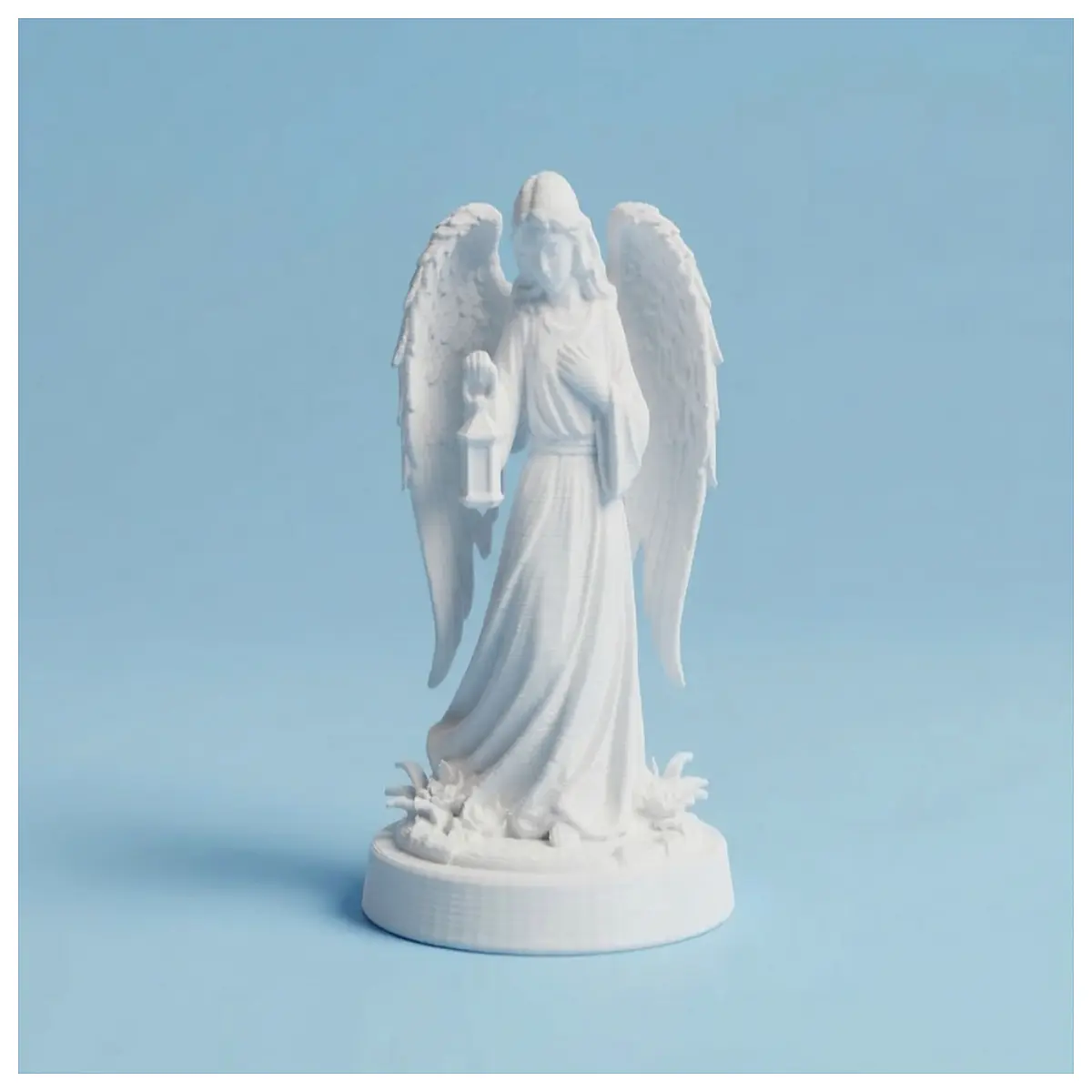 luminous angel statue for home decor glowing night sculpture spiritual protection figurine bedroom ambiance
