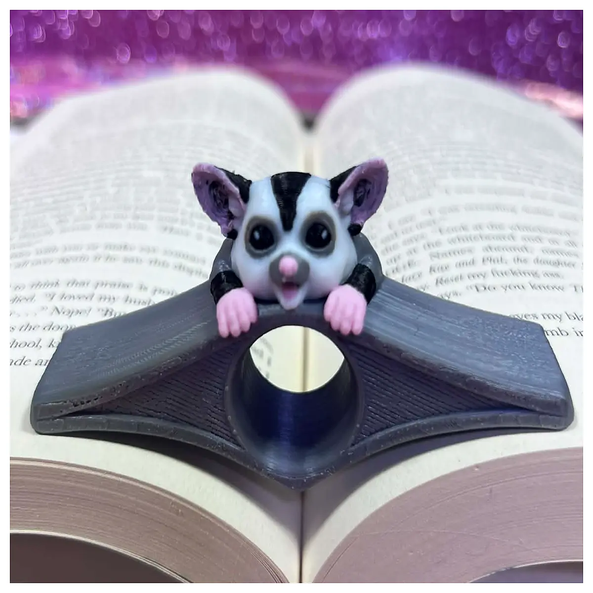 Pocket Hamster Page Holder Protects book pages from book reading protection accessory page fixator book protection