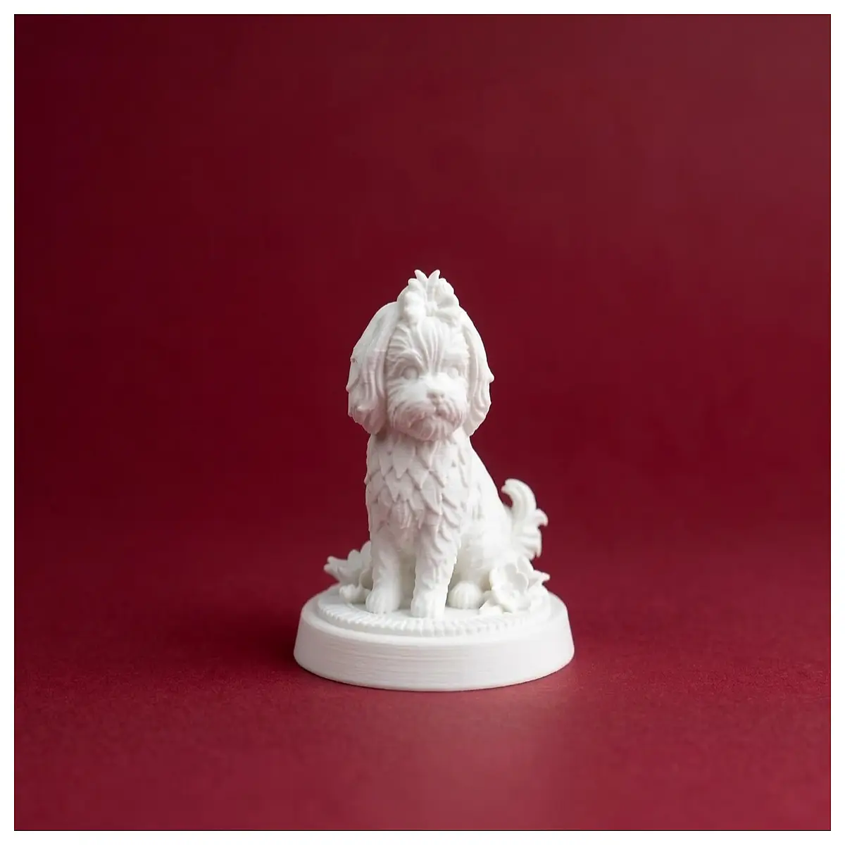 Cute Puppy Figurine Pet Decoration Small Dog Toy Puppy Outfit Pet Accessories Adorable Puppy Gift Desktop Decoration