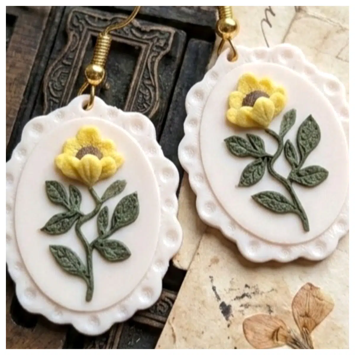 Vintage Floral Earrings Women s Elegant Decoration Romantic Accessories Flower Earrings Fashion Jewelry