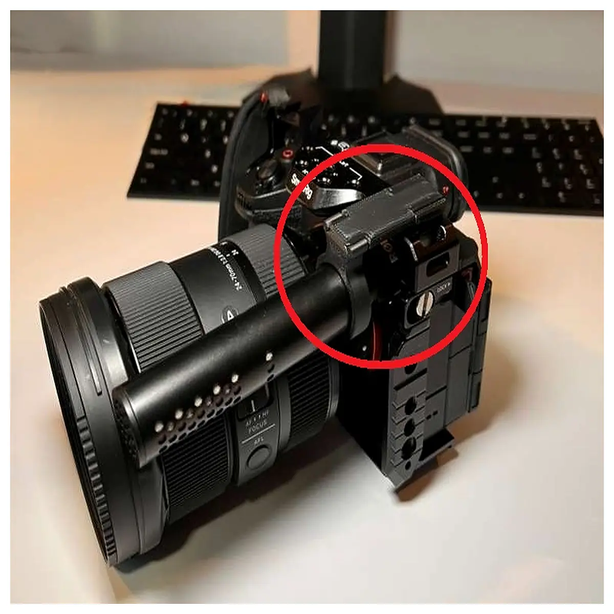 Camera Cold Shoe Microphone Mount Stabilizer Accessory Video Recording Support Sound Enhancement Photography Parts