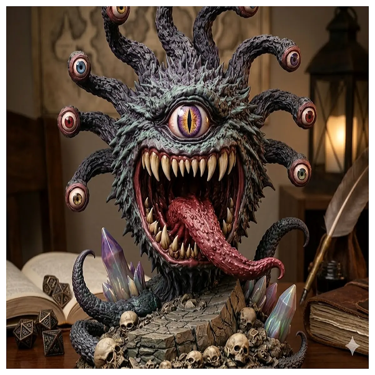 Eye Demon RPG Miniature Model Fantasy Toy Collection Tabletop Game Accessories Miniatures
