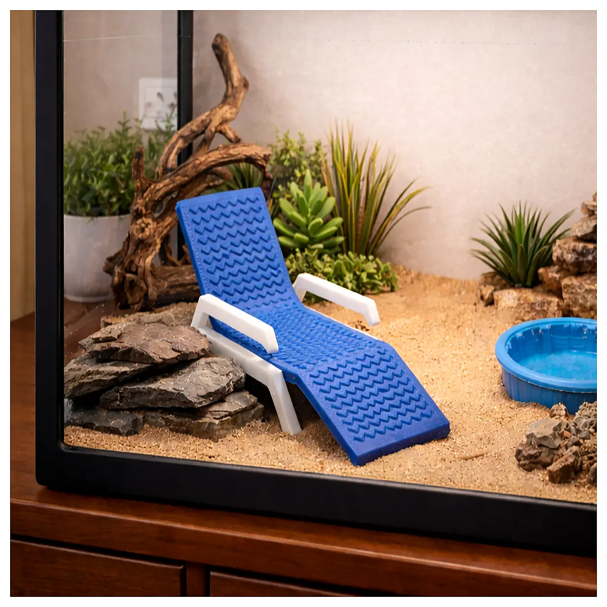 Mini Small Animal Lounger Pet Sunbathing Platform Dog Cat Sun Bed Comfort Rest Mat Indoor Outdoor Use