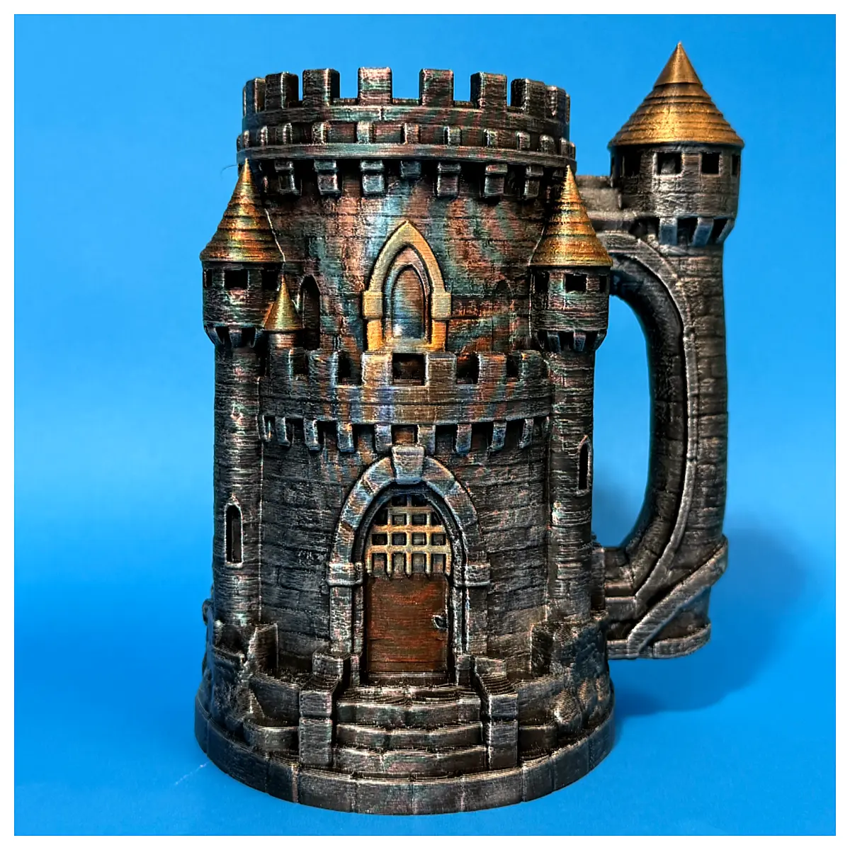 Castle Beer Cup Holder Can Dispenser Single Beer Cup Stand Drink Display Rack Castle Theme Collection