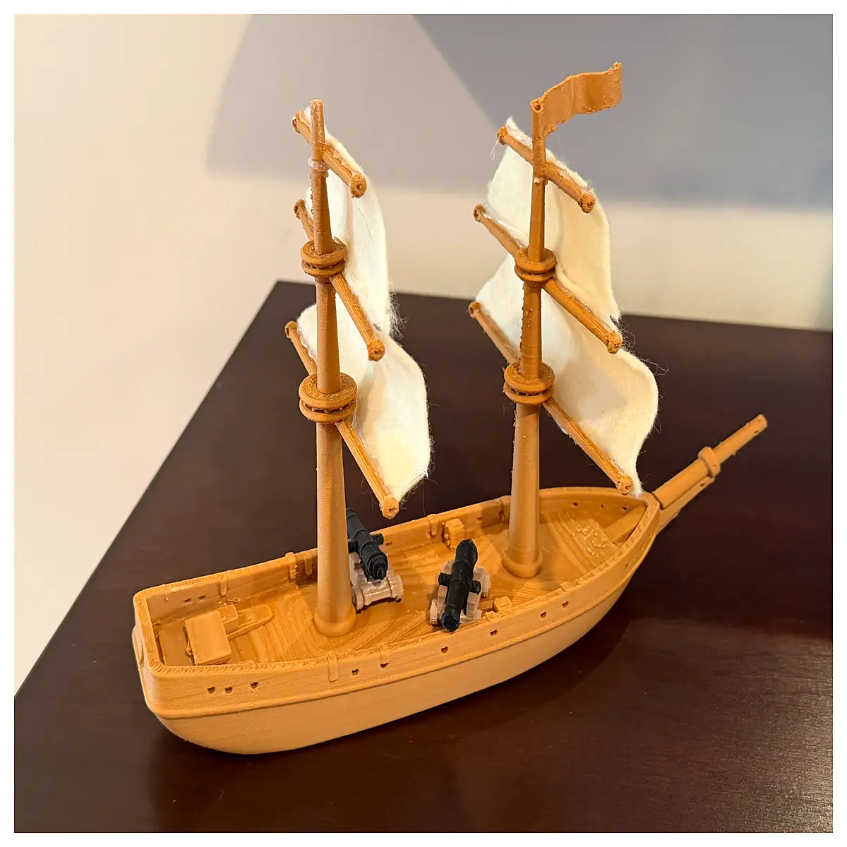 Privateer Ship Model Nautical Toys Ship Model Collection Decoration Historical Vessels Plaything