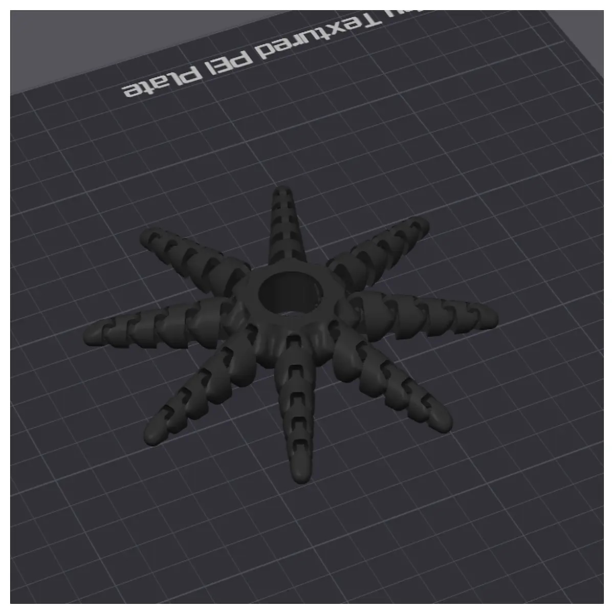 Octopus Tent Movable Clay Template Creative DIY Crafting Touch Model Tent Accessories