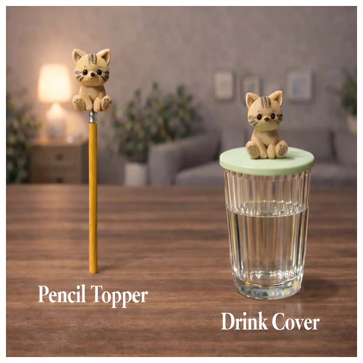 Cute Cat Pencil Cap Children s Drink Lid Cap Soft Pencil Cap Pen Drawing Accessories Learning Supplies