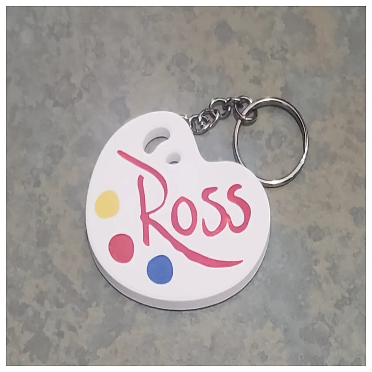 Bob Ross Happy Little Magnet Keychain Decoration Kids Gift Magnetic Toy Cute Souvenir Collectible