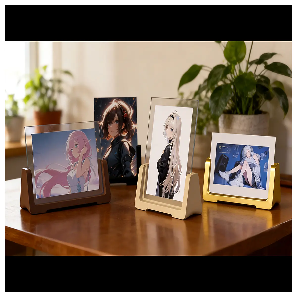 Minimalist Floating Photo Frame Decorative Photo Suspended Effect Wall Decor Creative Gift Remembrance Frame
