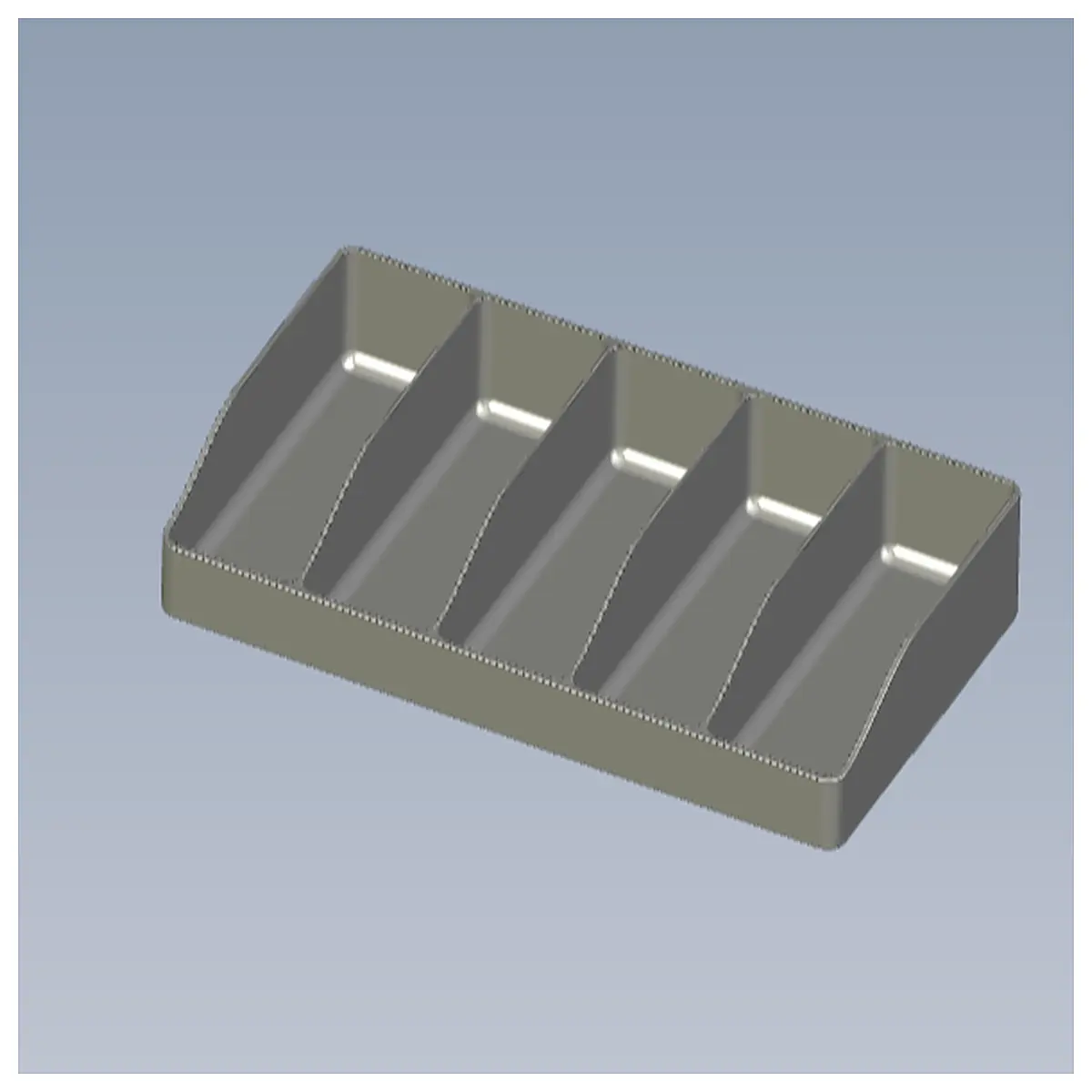 Parts Box 25mm x 40mm High 5 Compartment Electronic Component Storage Assembly Tool Box Parts Organizer