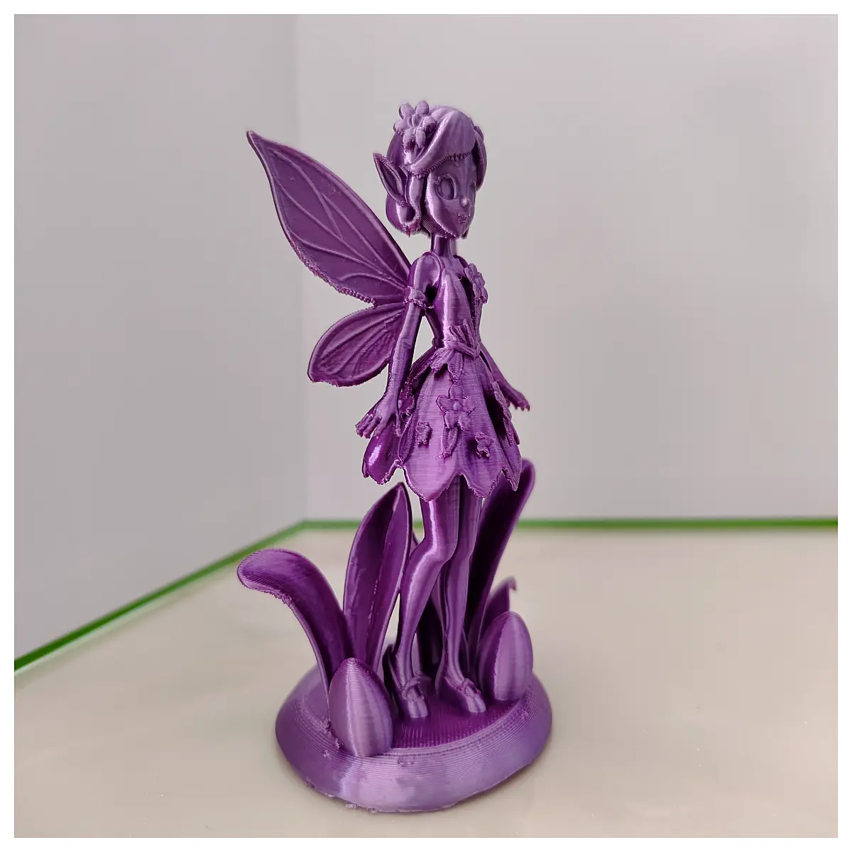 cute bellflower fairy figurine woodland spirit doll for home decor fantasy flower girl statue magical garden ornament