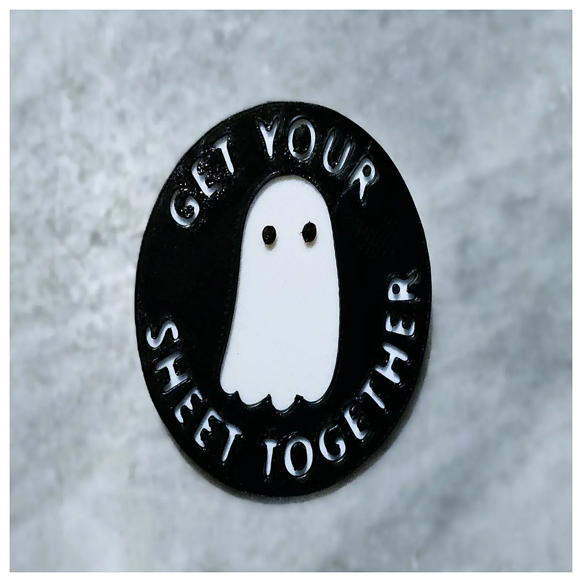 Ghost Charm Crafting DIY Ghost Pin Badges Spooky Decoration Hanging Accessories Ghost Parts Assembled Ghost Charms